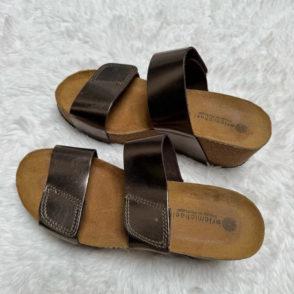 Eric Michael Brown Platform Sandals Size 6 - Picture 12 of 12